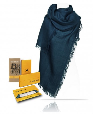 Палантин Унисекс JW100-BERGE/COBALT